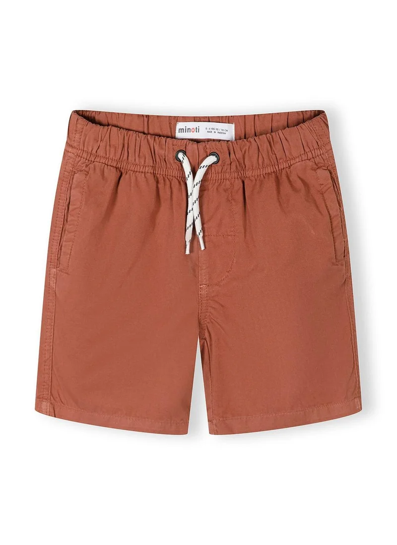 مينوتي Boys 3-pack woven cotton shorts navy white ochre 3-15 years